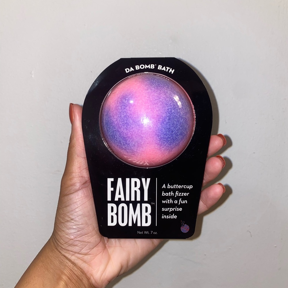 DA BOMB Fairy Bath Bomb, 7oz, Purple/Pink